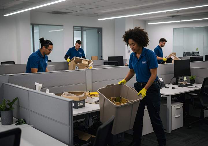 Débarras pour tous types de locaux professionnels.